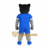 Blue Wolf Mascot Costume Blue Wolf Mascot Costume