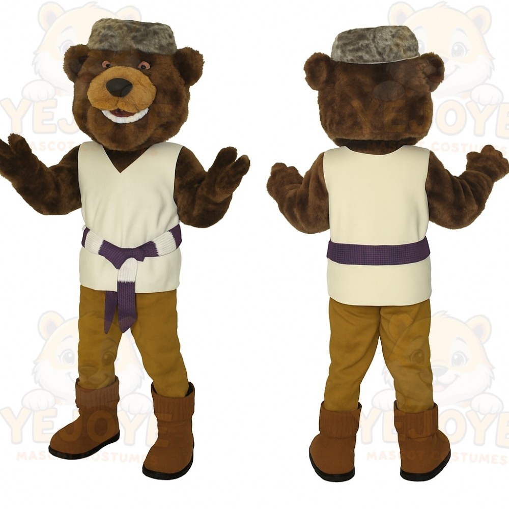 Brown Bear Mascot Costume