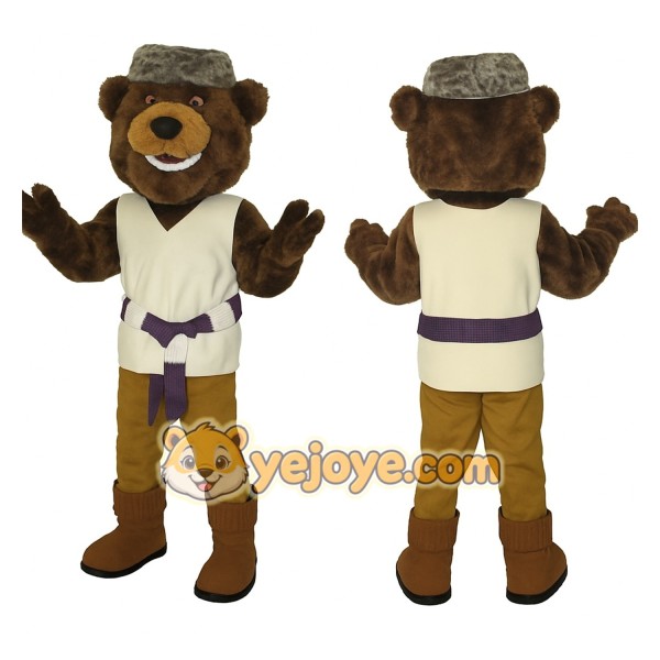 Brown Bear Mascot Costume