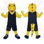 Yellow Dinosaur Mascot Costume