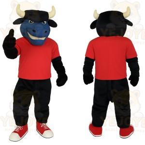 Blue Bull Mascot Costume