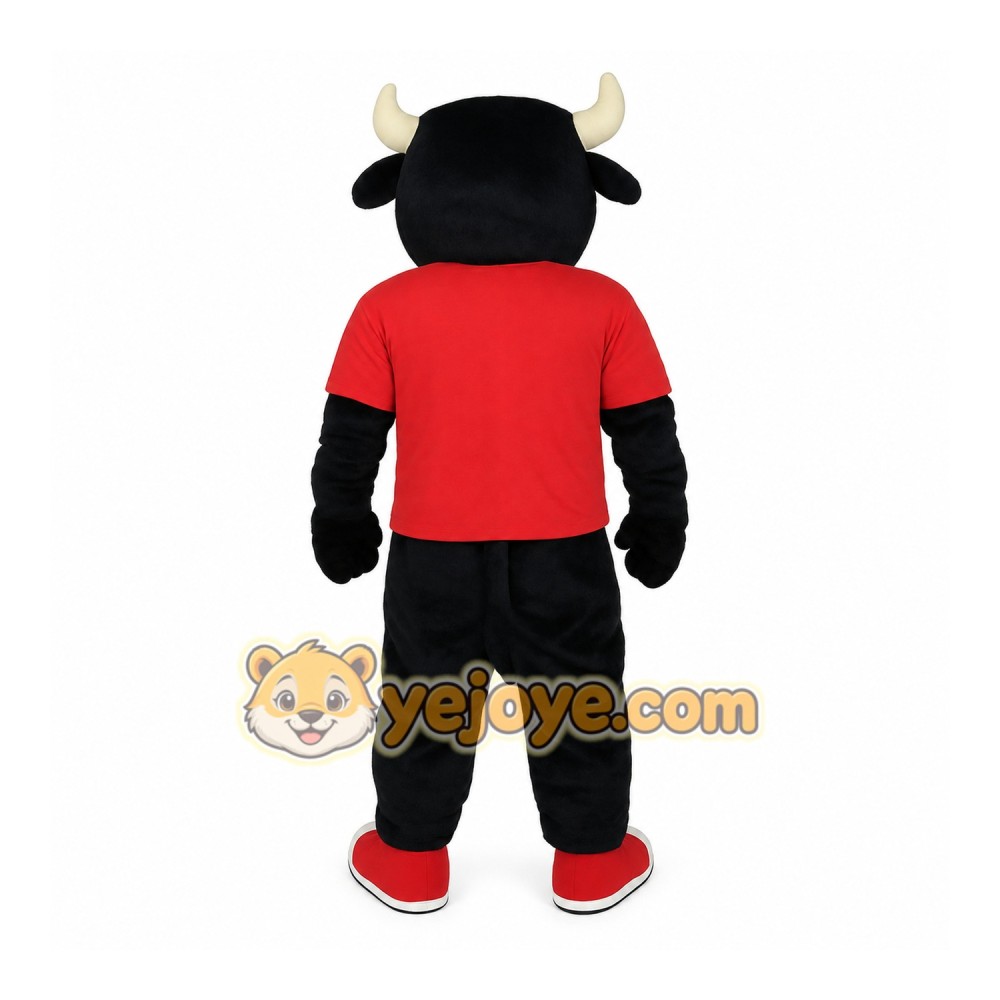 Blue Bull Mascot Costume