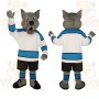Gray Wolf Mascot Costume