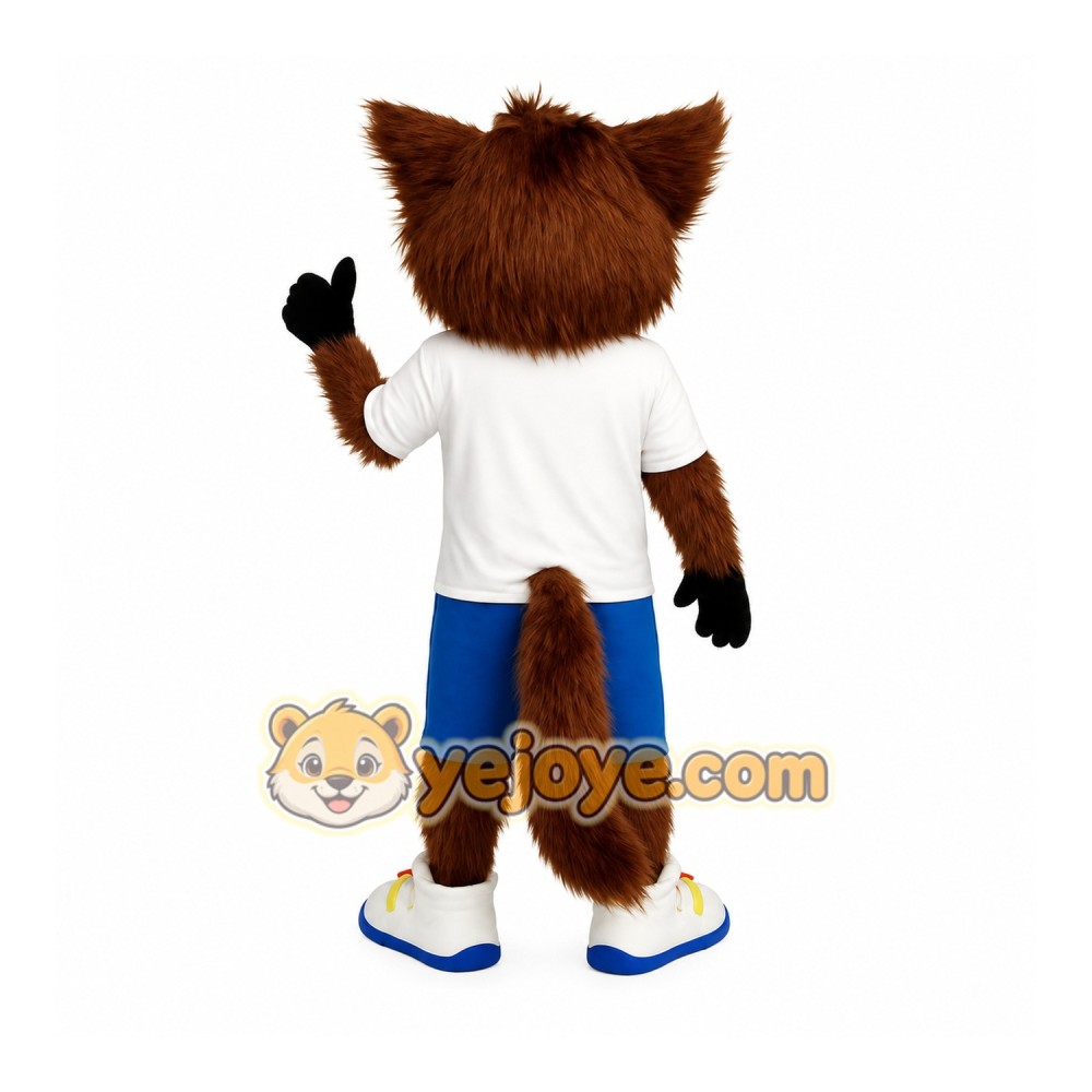 Brown Fox Mascot Costume Brown Fox Mascot Costume