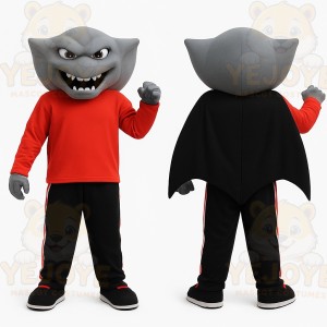 Gray Monster Mascot Costume