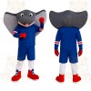 Blue Stingray Mascot Costume