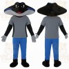 Blue Stingray Mascot Costume