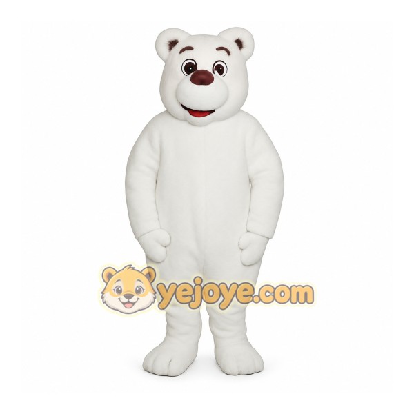 White Bear Mascot Costume