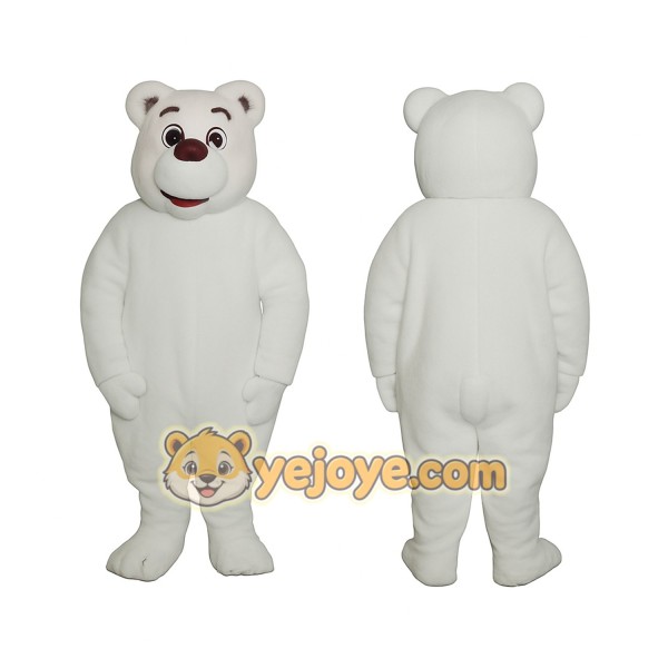 White Bear Mascot Costume