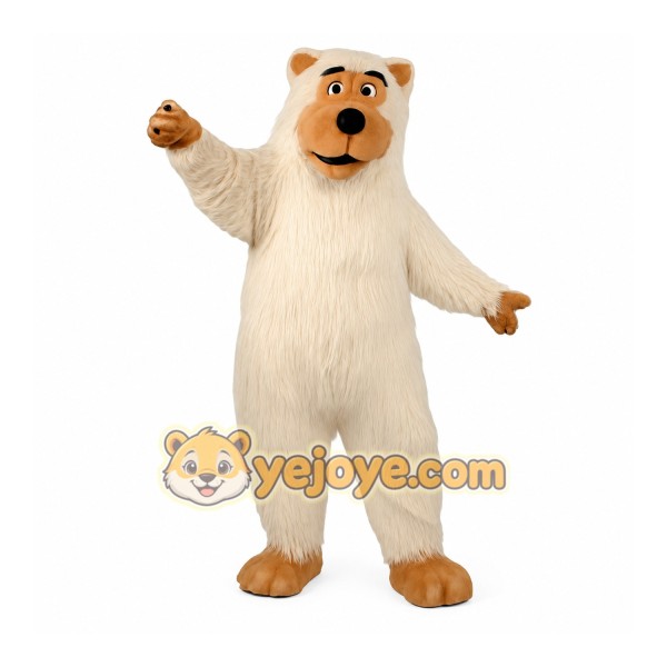 White Bear Mascot Costume