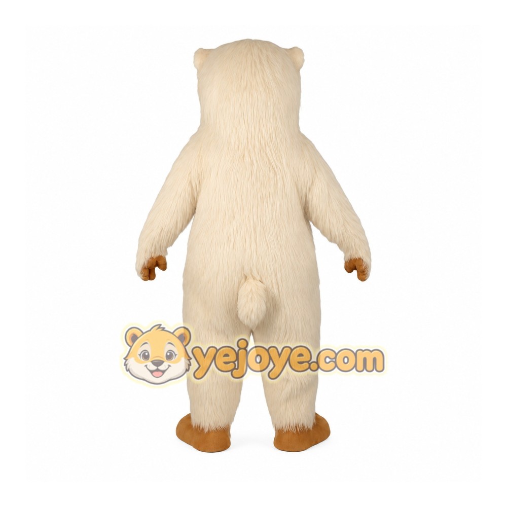 White Bear Mascot Costume White Bear Mascot Costume