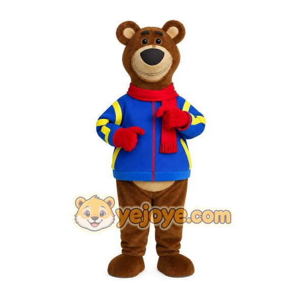 Brown Bear Mascot Costume