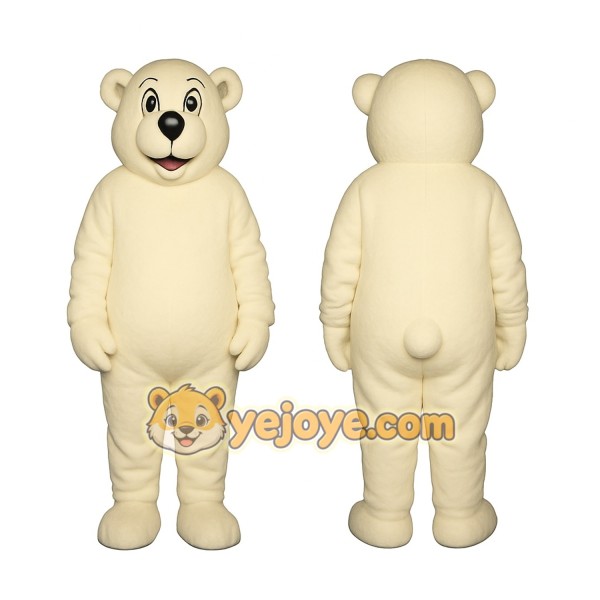 White Bear Mascot Costume