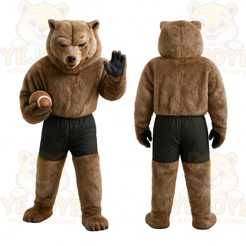 Brown Bear Mascot Costume