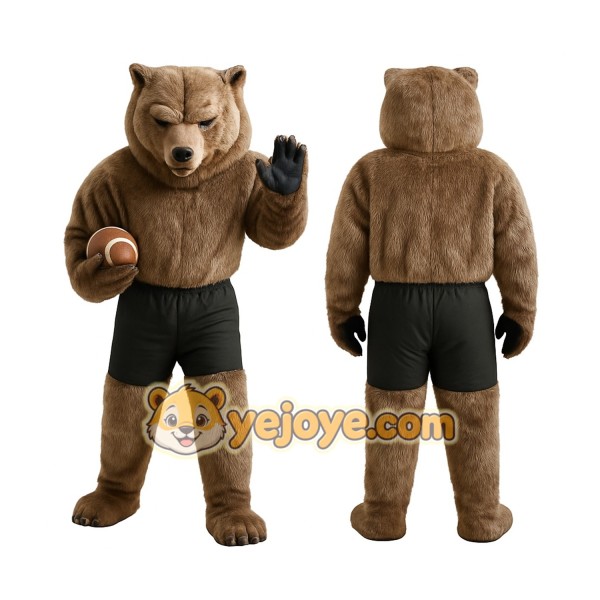 Brown Bear Mascot Costume