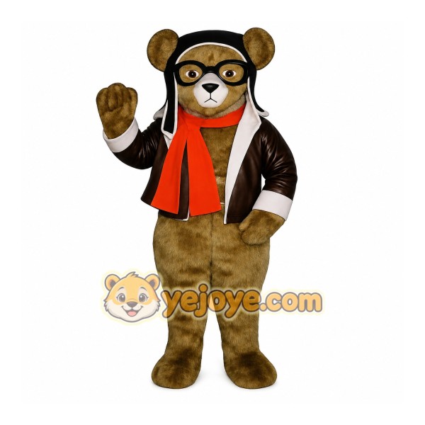 Brown Bear Mascot Costume