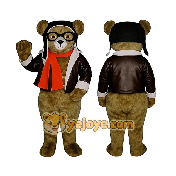 Brown Bear Mascot Costume