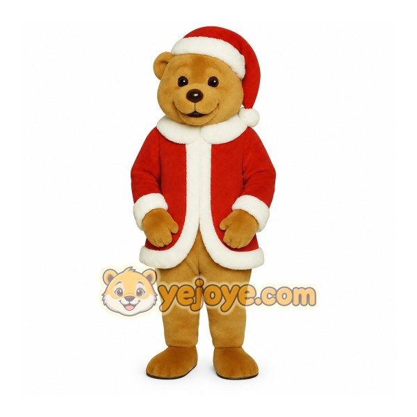 Red Bear Mascot Costume