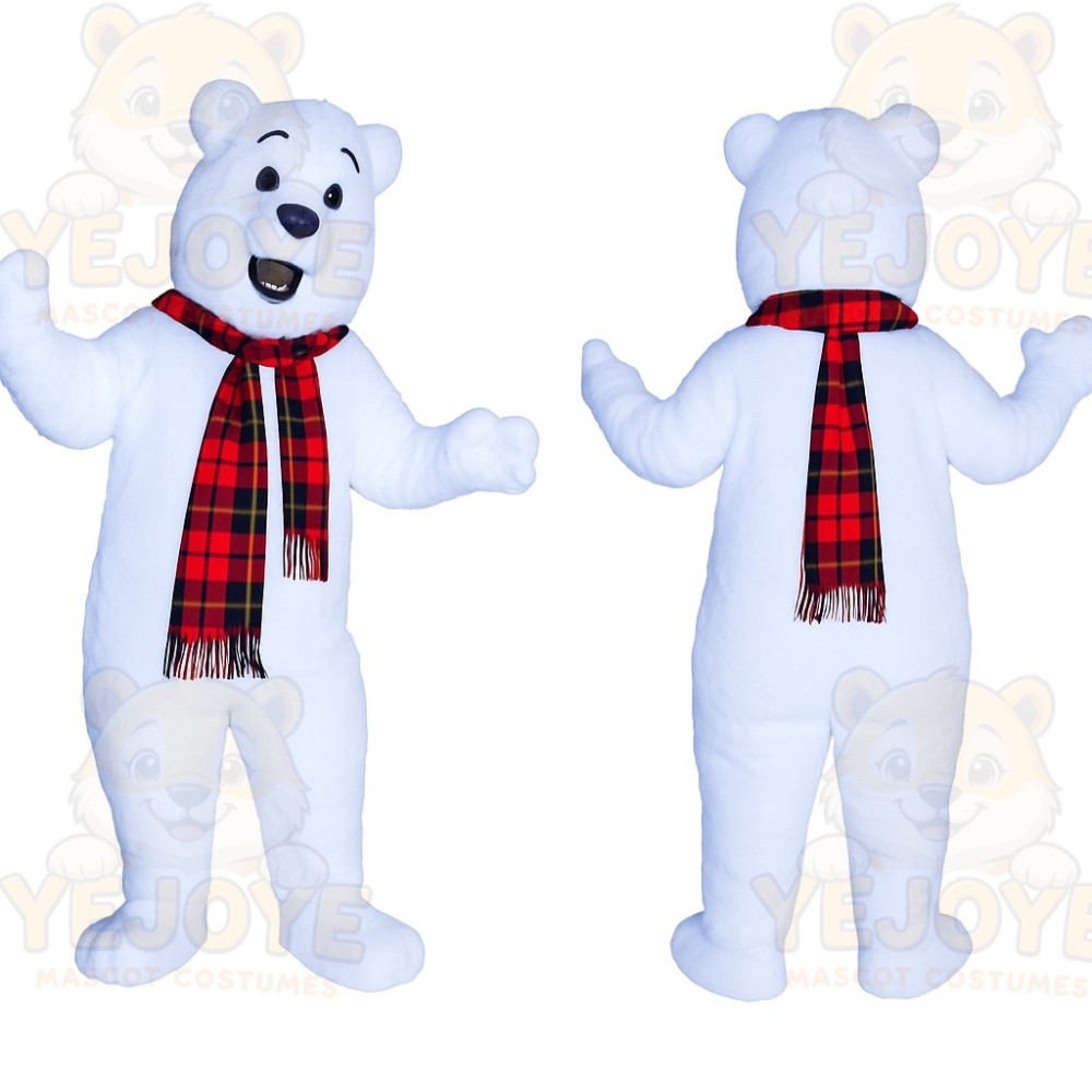 White Bear Mascot Costume
