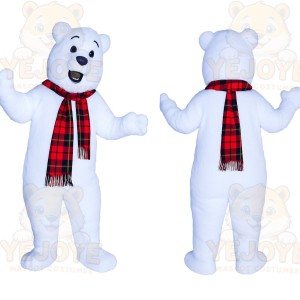 White Bear Mascot Costume