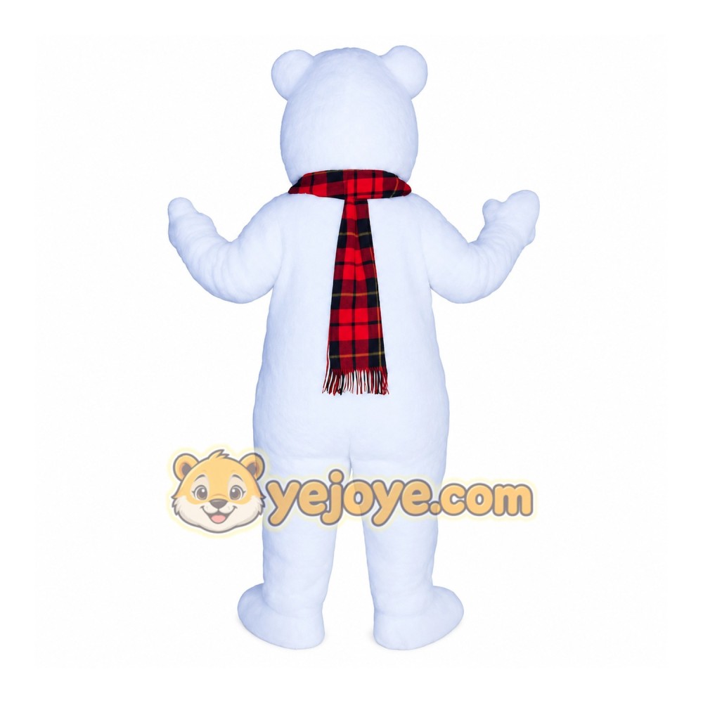 White Bear Mascot Costume White Bear Mascot Costume