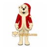 White Polar Bear Mascot Costume