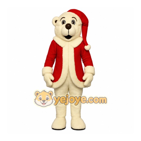 White Polar Bear Mascot Costume