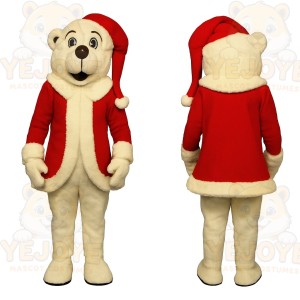 White Polar Bear Mascot Costume