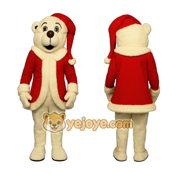 White Polar Bear Mascot Costume