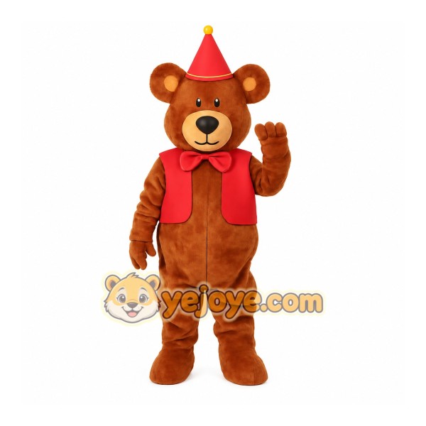 Brown Bear Mascot Costume