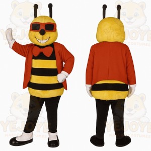 Yellow Bee Mascot Costume