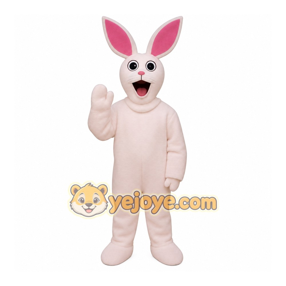 White Rabbit Mascot Costume White Rabbit Mascot Costume