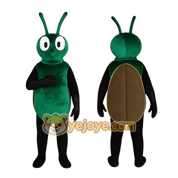 Green Bug Mascot Costume