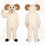 White Ram Mascot Costume