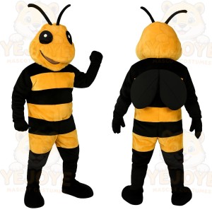 Yellow Bee Mascot Costume