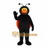 Black Ladybug Mascot Costume Black Ladybug Mascot Costume