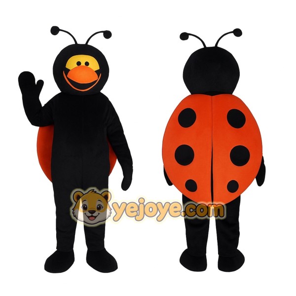 Black Ladybug Mascot Costume