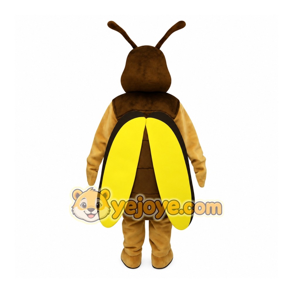 Brown Bee Mascot Costume Brown Bee Mascot Costume