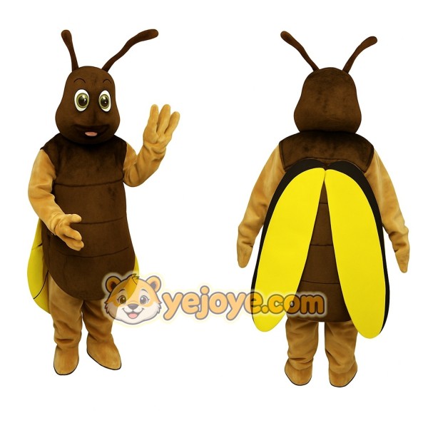 Brown Bee Mascot Costume