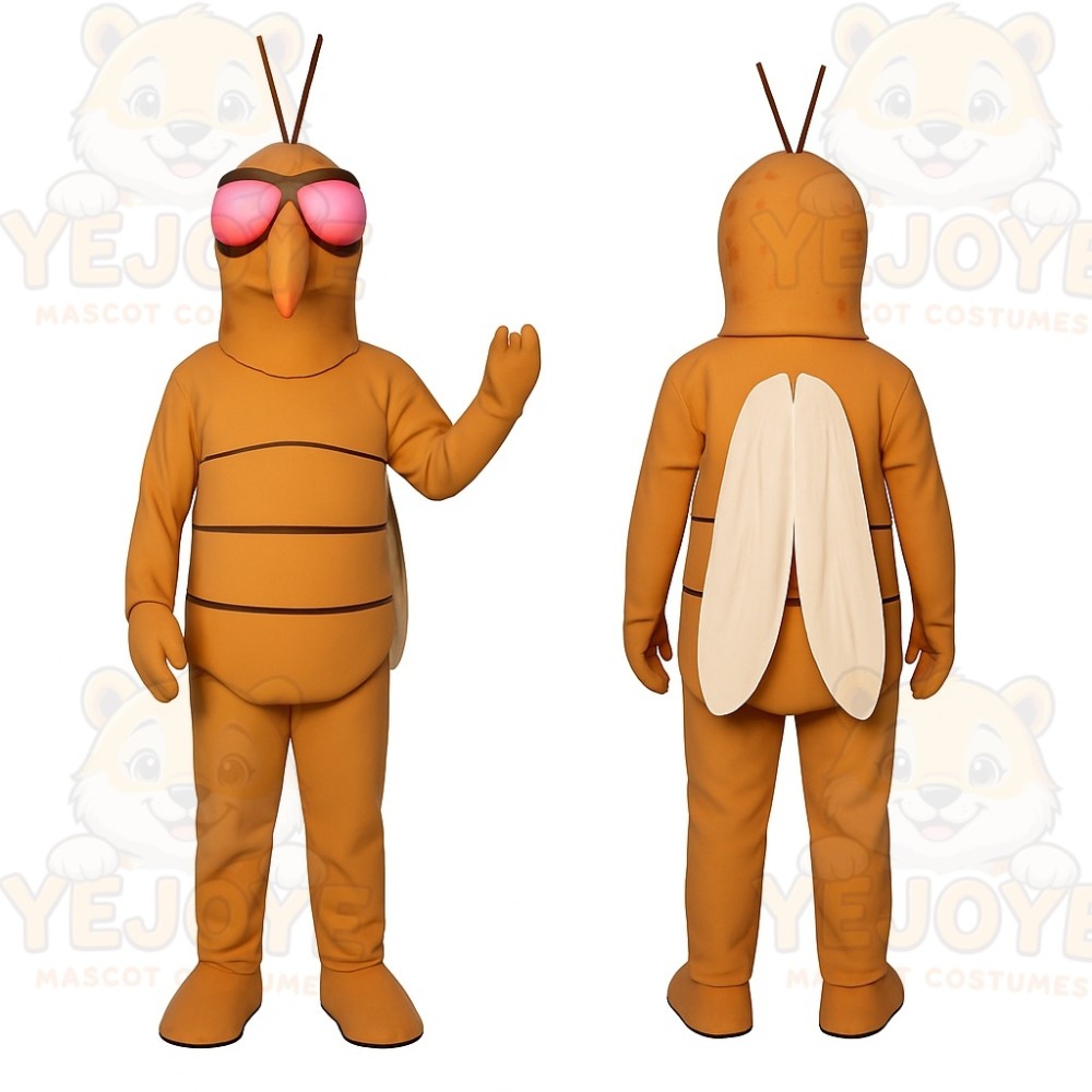 Brown Insect Mascot Costume
