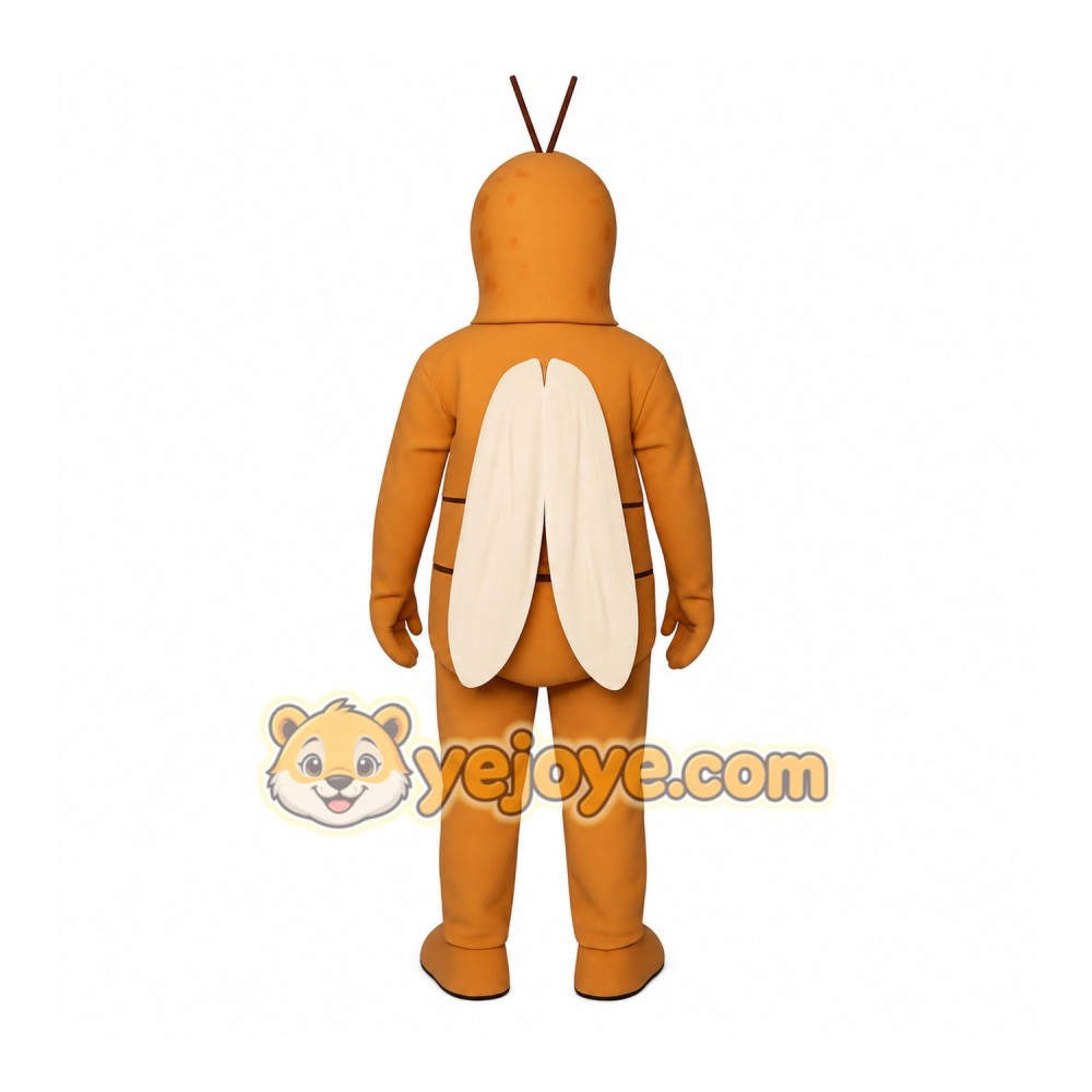 Brown Insect Mascot Costume Brown Insect Mascot Costume