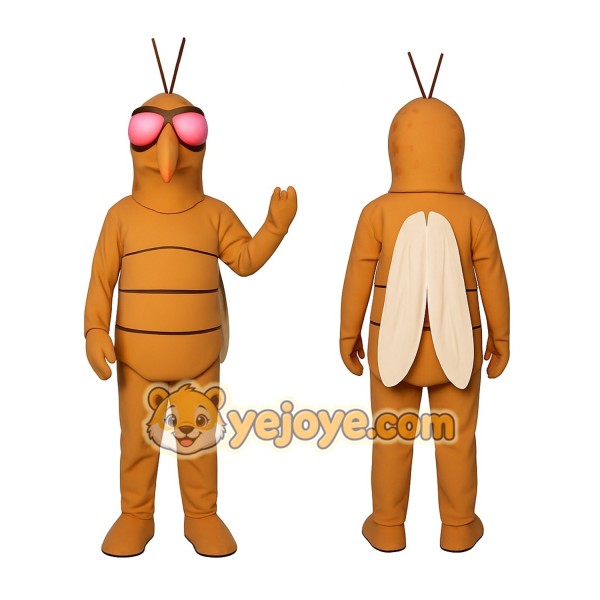 Brown Insect Mascot Costume