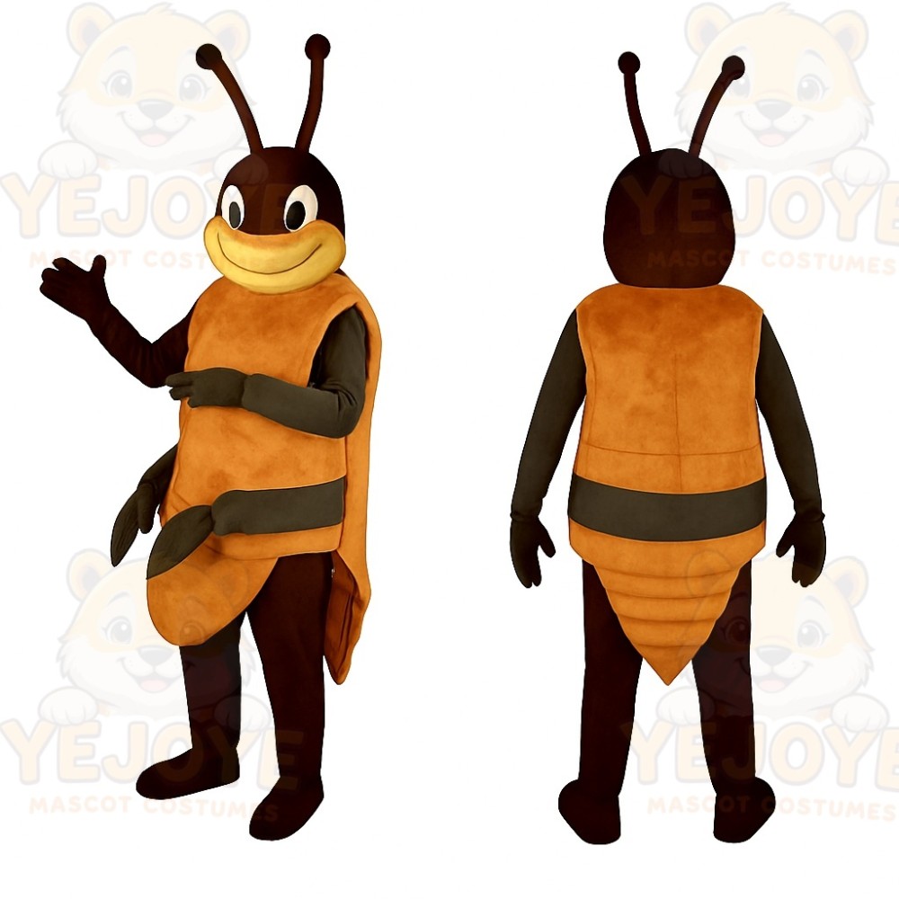 Brown Insect Mascot Costume
