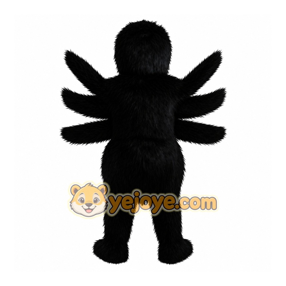 Black Spider Mascot Costume Black Spider Mascot Costume