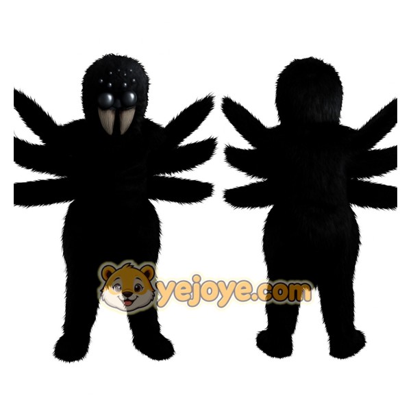Black Spider Mascot Costume