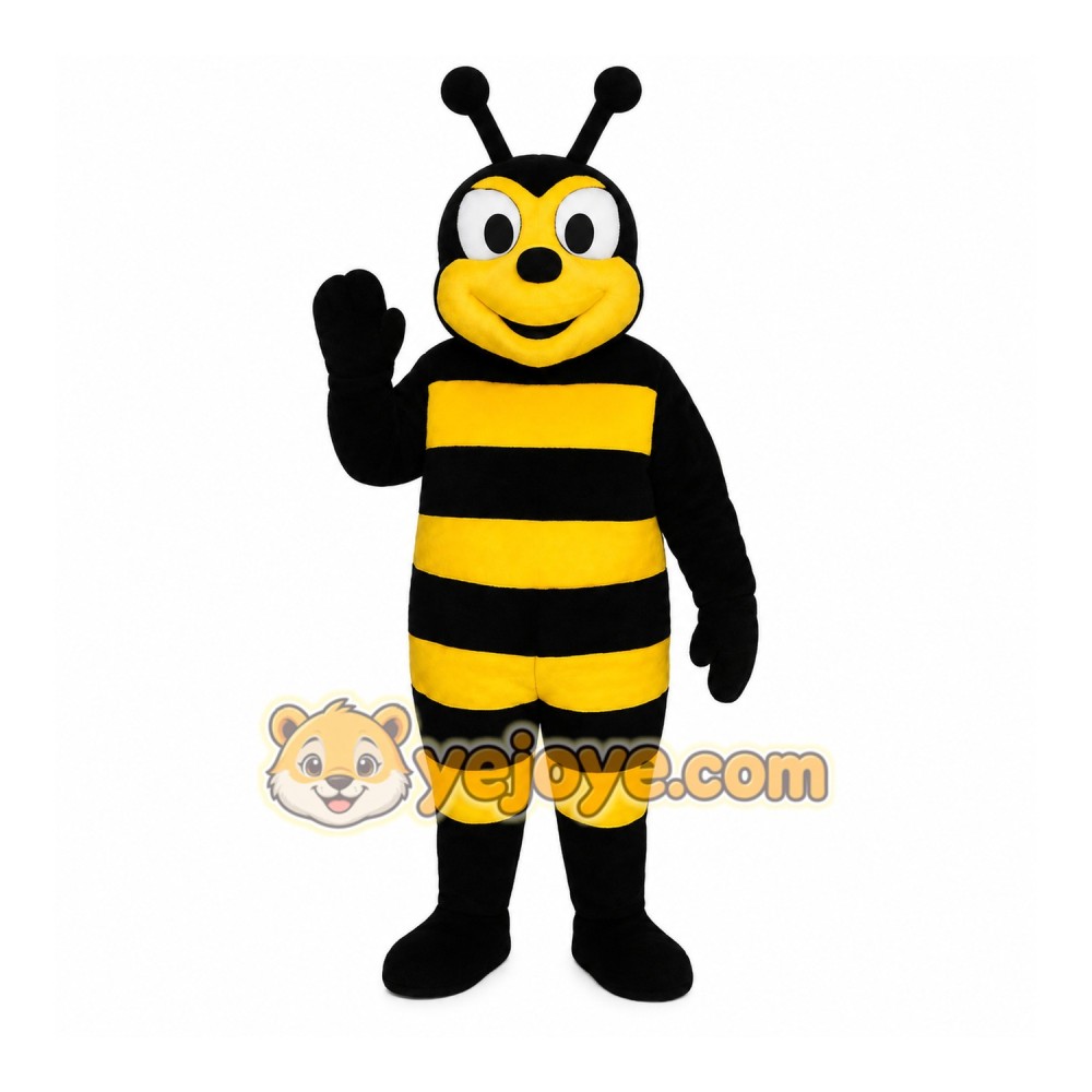 Black and Yellow Bee Mascot Costume