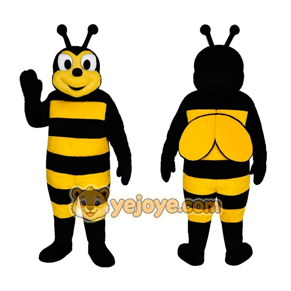 Black and Yellow Bee Mascot Costume