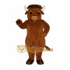 Brown Bull Mascot Costume Brown Bull Mascot Costume