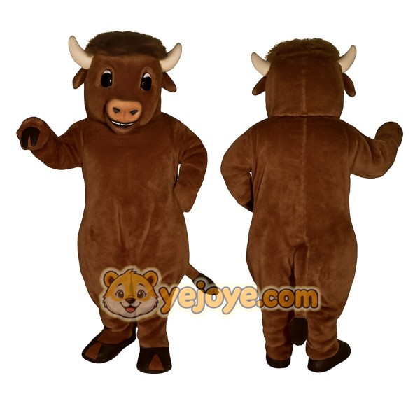 Brown Bull Mascot Costume