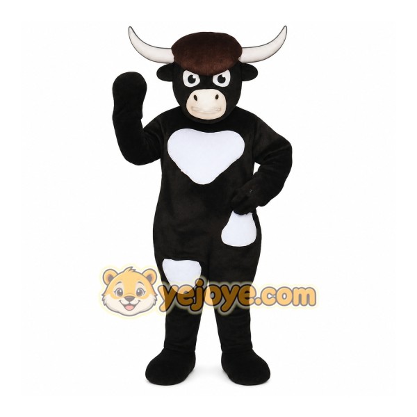 Black Cow Mascot Costume